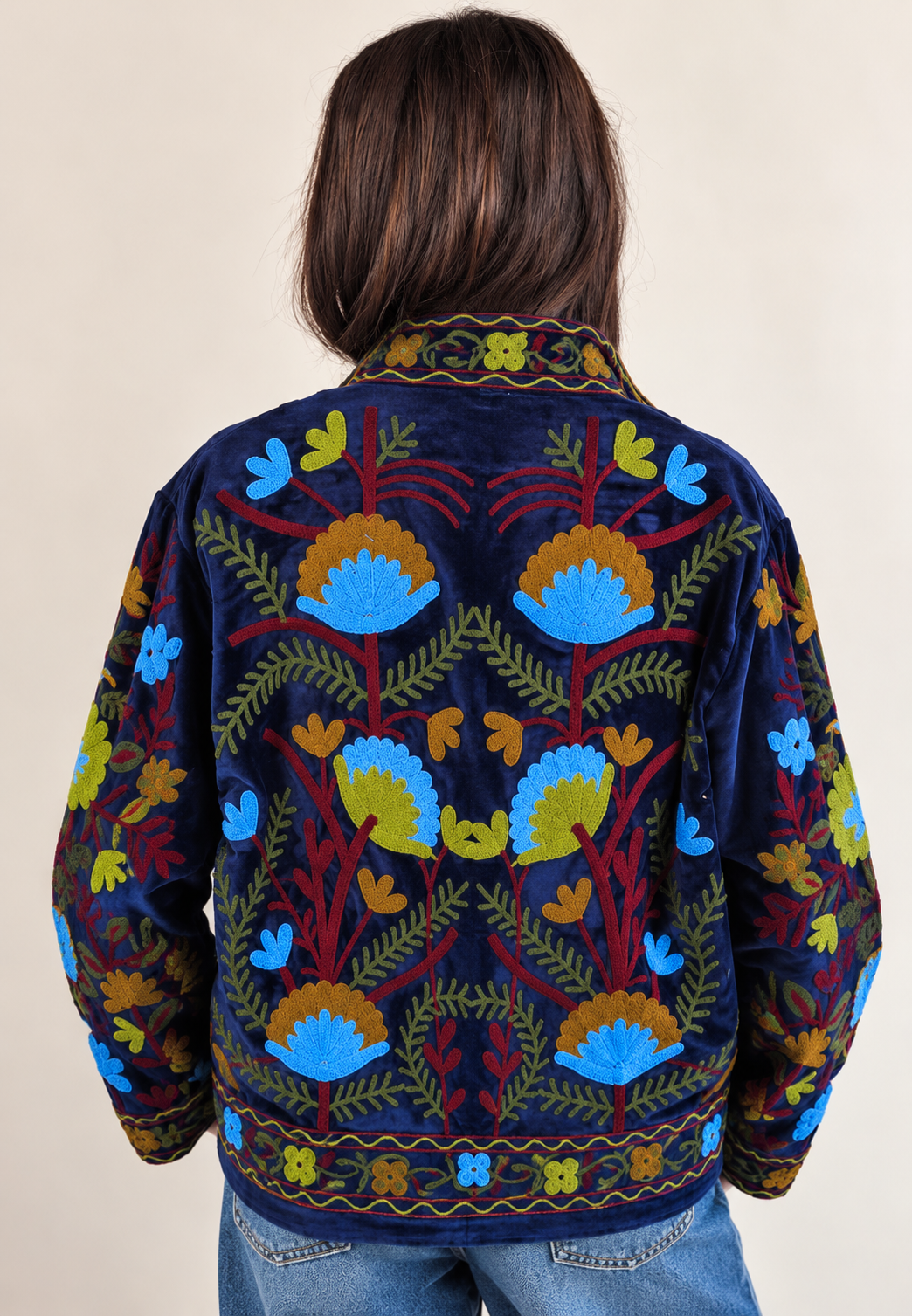 Veste Suzani Marine