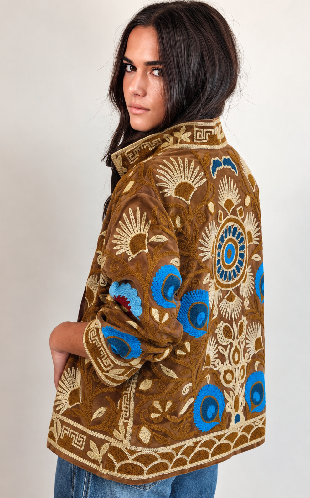 Veste Suzani Camel / Beige